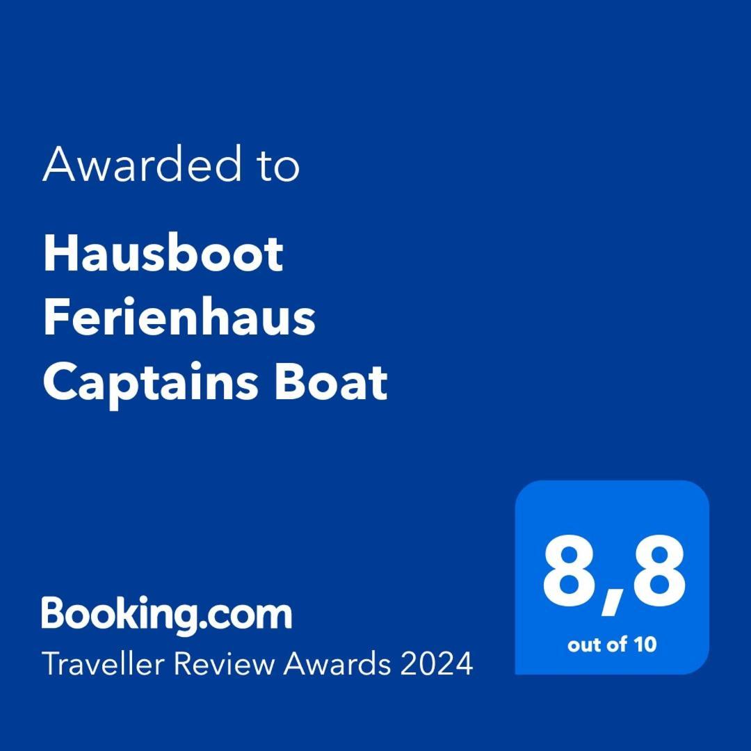 Апартаменты Hausboot Ferienhaus Captains Boat Каппельн Экстерьер фото